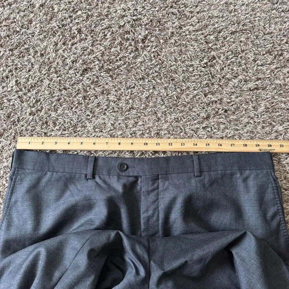 SuitSupply Mens 44 Perennial Vitale Barberis Canonico Gray 110s Wool Slim READ